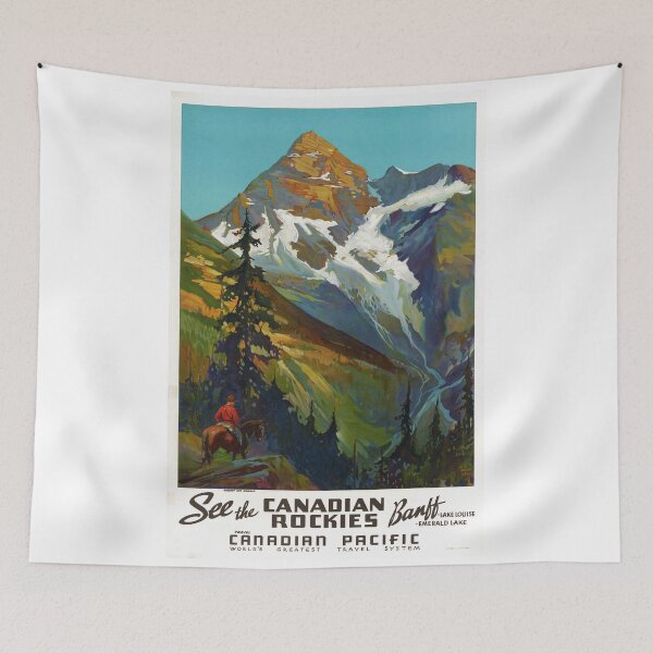 Item preview, Vintage See The Canadian Rockies Canadian Pacific Travel designed and sold by digitalvintage.