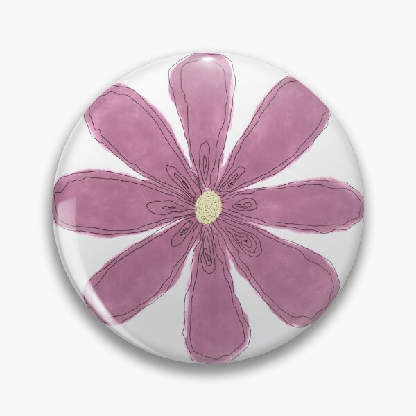 Item preview, Fuschia squiggly flower designed and sold by cmakeitcount.