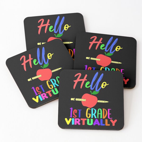 Item preview, Hello 1st Grade Class Virtually, Funny back to school 1st grade Teacher Gift  designed and sold by Noahlaz.