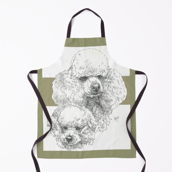 Item preview, Poodle (miniature) Father & Son designed and sold by BarbBarcikKeith.