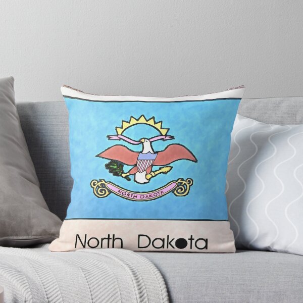 Artikelvorschau, Flagge von North Dakota entworfen und verkauft von Bubblepoor.