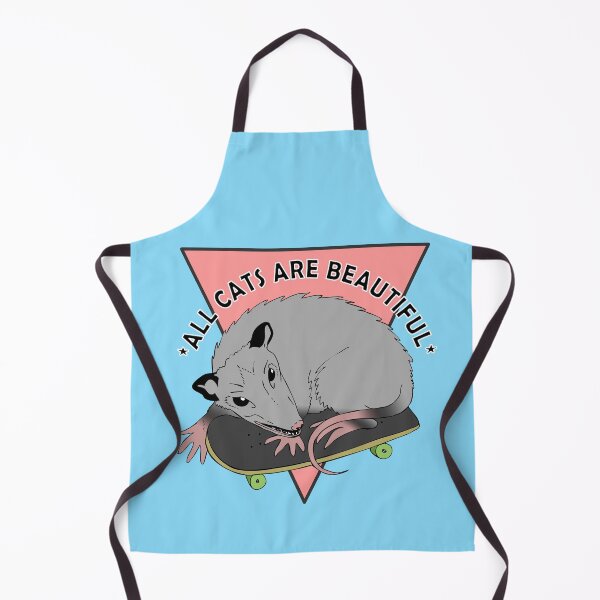 Item preview, all cats are beautiful | skateboarding opossum designed and sold by craftordiy.art.