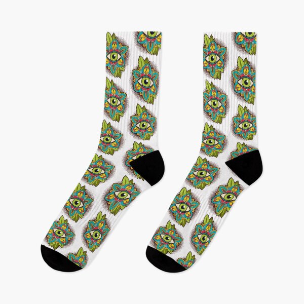 Item preview, Flower pattern all seeing eye 2 designed and sold by Seb-Sk93.