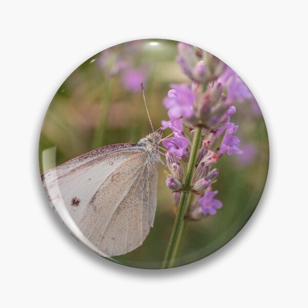 Item preview, Cabbage White Butterfly on Lavender designed and sold by Created-by-SJ.