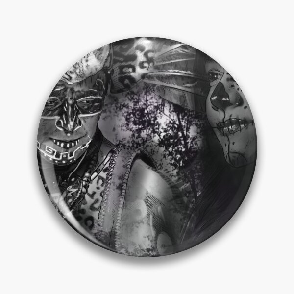 Item preview, Aztec and Day ot the dead digital print designed and sold by KG-Customs.