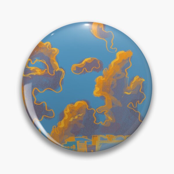 Item preview, Orange and blue sky designed and sold by Sara Pinsonault.