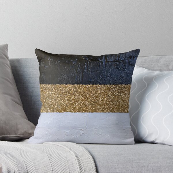 Item preview, Black White Gold Modern Art designed and sold by sspindlerart.