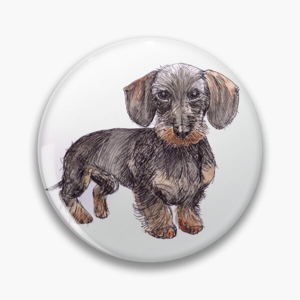 Artikelvorschau, Drahthaariges Daschund entworfen und verkauft von RuthSlaterBute.