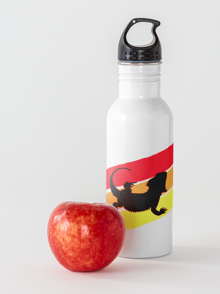 Alternate view of 3 Stripe Rainbow Bearded Dragon Water Bottle