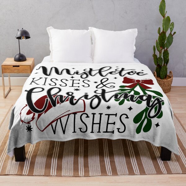 Item preview, Mistletoe Kisses Christmas Wishes designed and sold by WisdomInspired.