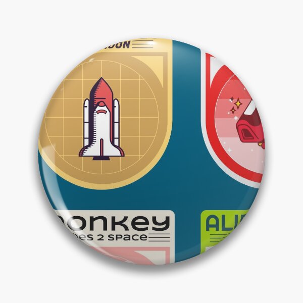 Item preview, Intergalactic Alien Funny Vibes Sticker Set (M, L, XL)  designed and sold by d1mology.