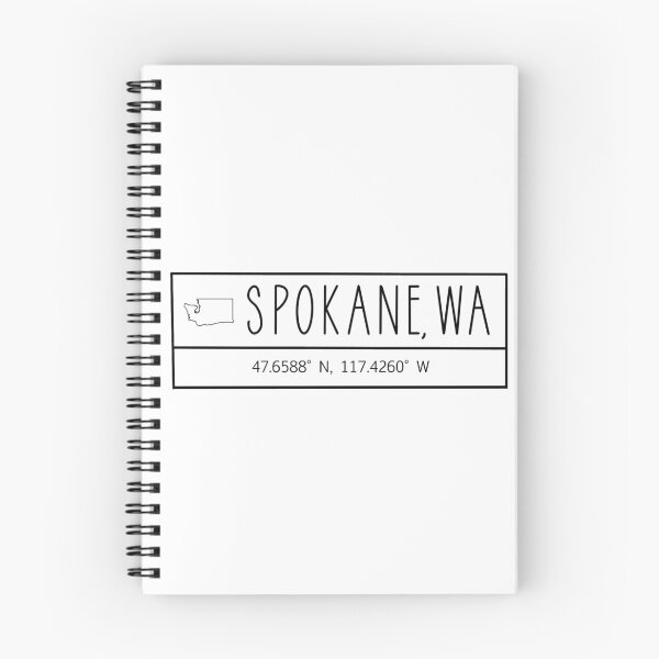 Item preview, Spokane Washington Coordinates designed and sold by Emily Designs.