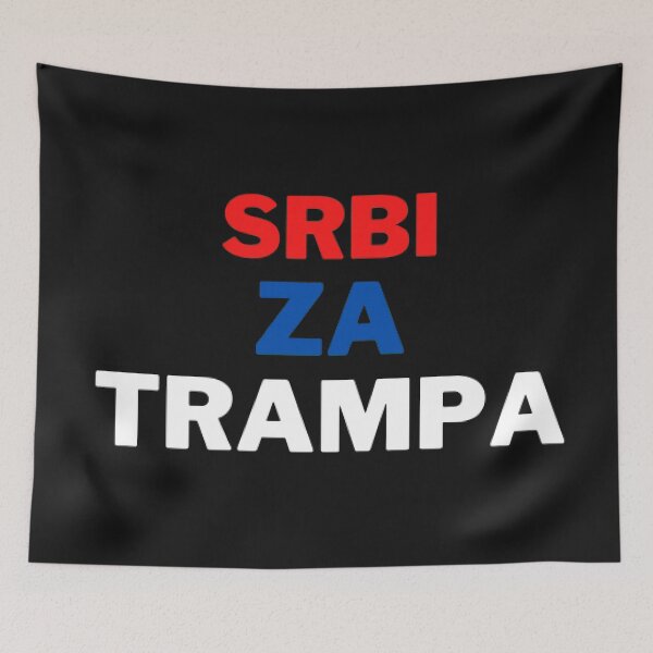 Item preview, Srbi za Trampa/Serbs for Trump designed and sold by SasatheGreat.