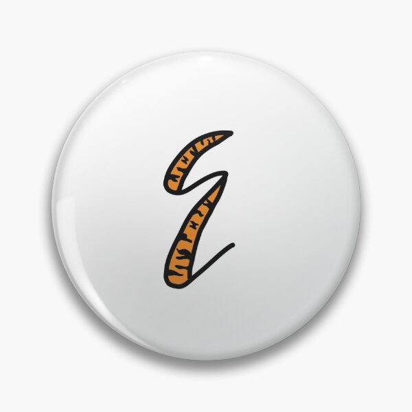 Item preview, Cursive E Initial in Tiger Print designed and sold by kimgriffin.
