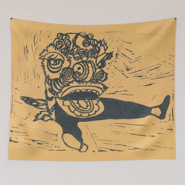 Item preview, Lion dancer designed and sold by Juliette Chen.