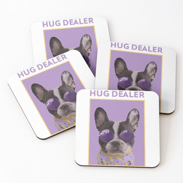 Item preview, Cute Hug Dealing Pug with Sunglasses  designed and sold by sillyaprons.