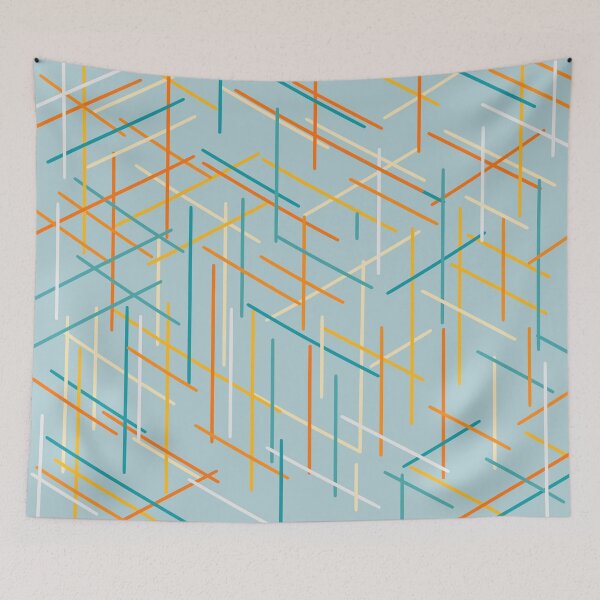 Item preview, Blue Orange Diagonals designed and sold by jpresar.