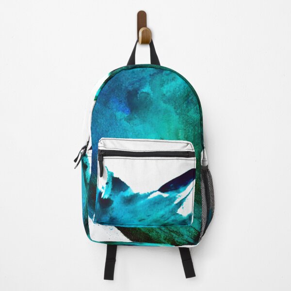 Item preview, Crashing Waves: A minimal abstract design in green and blue by Alyssa Hamilton Art designed and sold by Alyssa Hamilton Art.