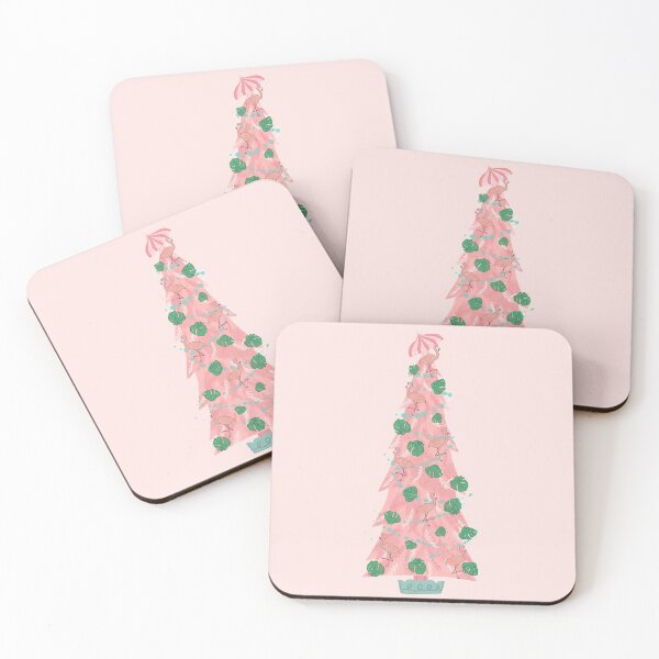 Item preview, Flamingo Christmas Tree designed and sold by jenbucheli.