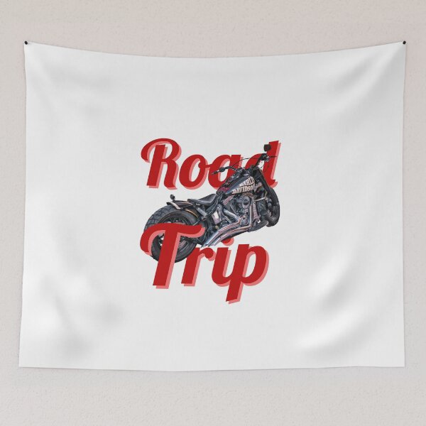 Item preview, Road trip - road - Harley - custom - route 66 designed and sold by Tropical Blood.