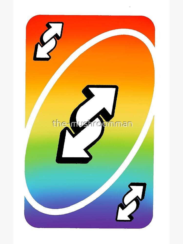Trans uno reverse card Sticker for Sale by Em0512