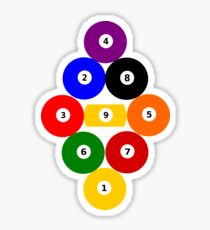 Nine-Ball Rack Sticker