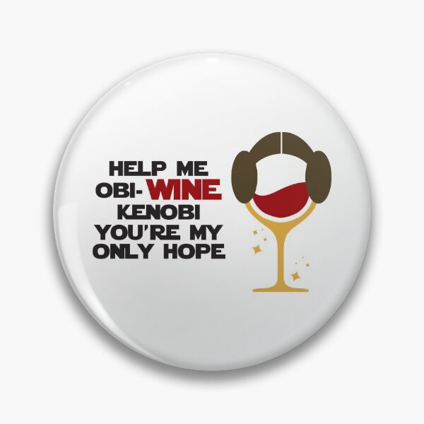 Item preview, Obi-wine Kenobi designed and sold by LeesaMay.