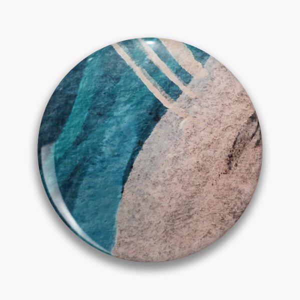 Item preview, Dark Grace: an abstract design in blue and pink by Alyssa Hamilton Art  designed and sold by Alyssa Hamilton Art.