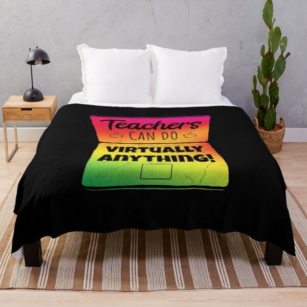 Item preview, Teachers Can Do Virtually Anything Rainbow Laptop designed and sold by bonmotto.