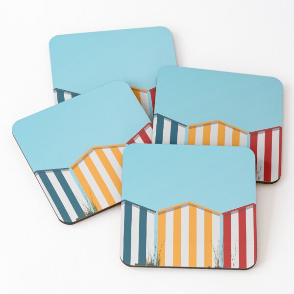 Item preview, Beach Huts Striped designed and sold by XavierWendling.