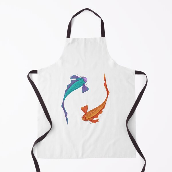 Item preview, Koi fish two colors (violet/skyblue orange/red) designed and sold by FatiPierri.