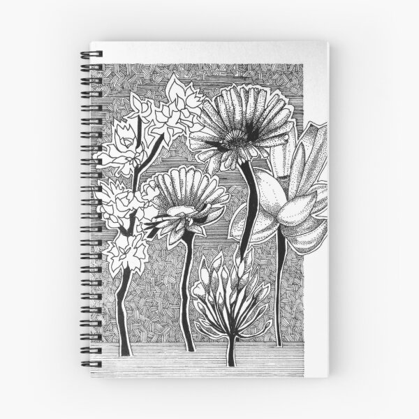 Item preview, Orange Flowers BW designed and sold by Ria Climacosa.
