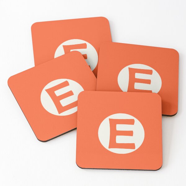 Artikelvorschau, Buchstabe e orange entworfen und verkauft von ZiphGames.