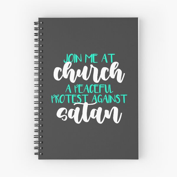 Item preview, Join me At Church Peaceful Protest Against Satan designed and sold by AutonomousN.