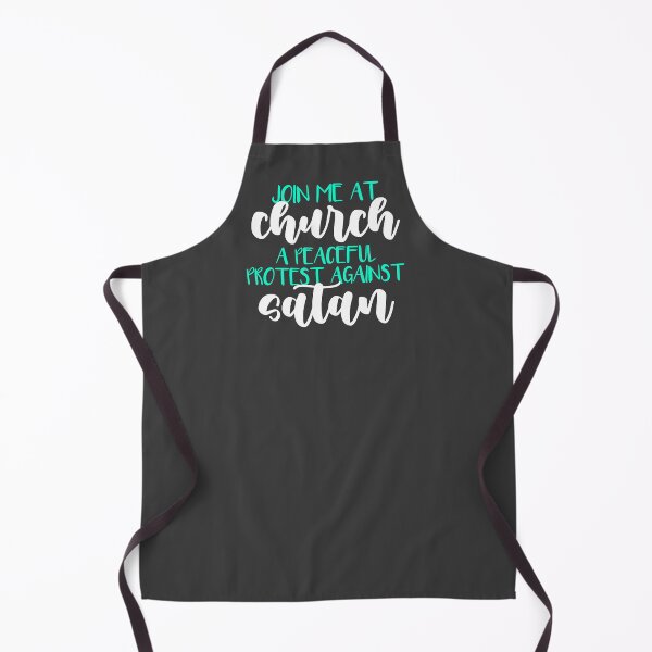 Item preview, Join me At Church Peaceful Protest Against Satan designed and sold by AutonomousN.