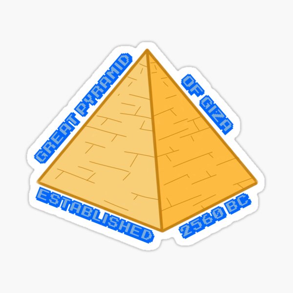 Artikel-Vorschau von Grosse Pyramide von Gizeh, designt und verkauft von BjernRaz.