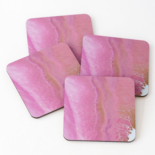 Item preview, Gold and Pink Dutch Pour designed and sold by crystalorrainee.