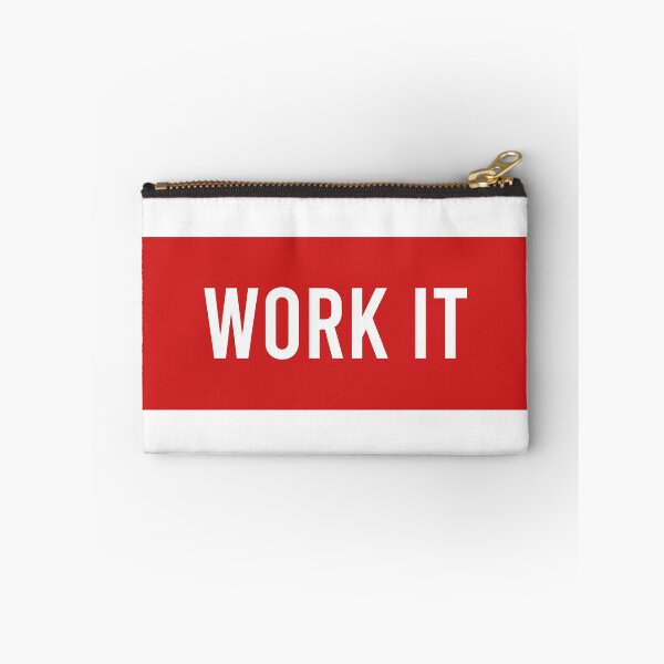 Item preview, work it, with red background designed and sold by AymenAllel.