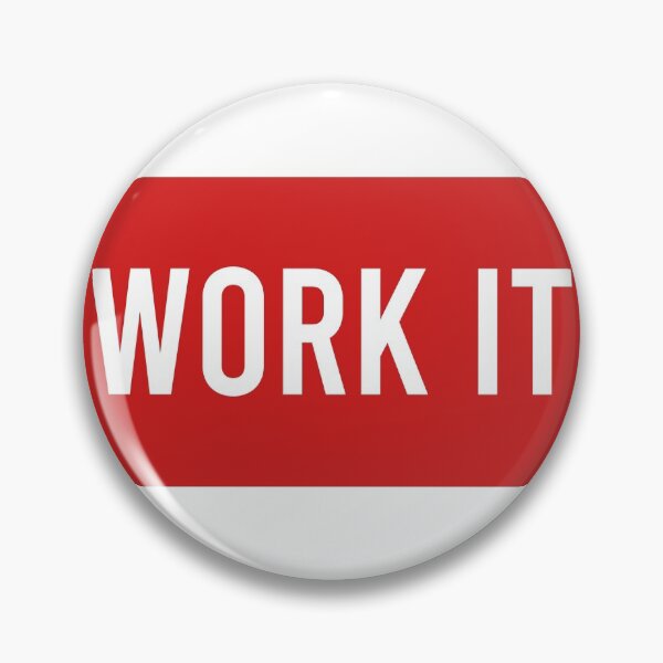 Item preview, work it, with red background designed and sold by AymenAllel.