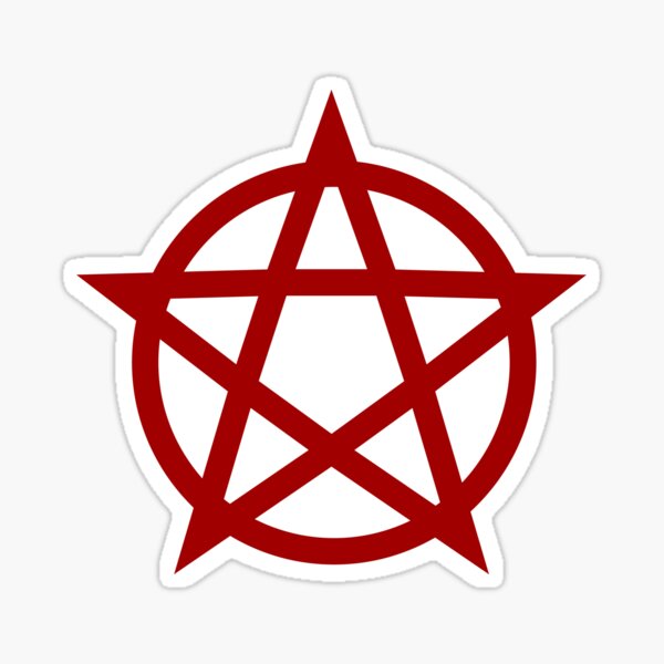 Blood Pentacle Sticker