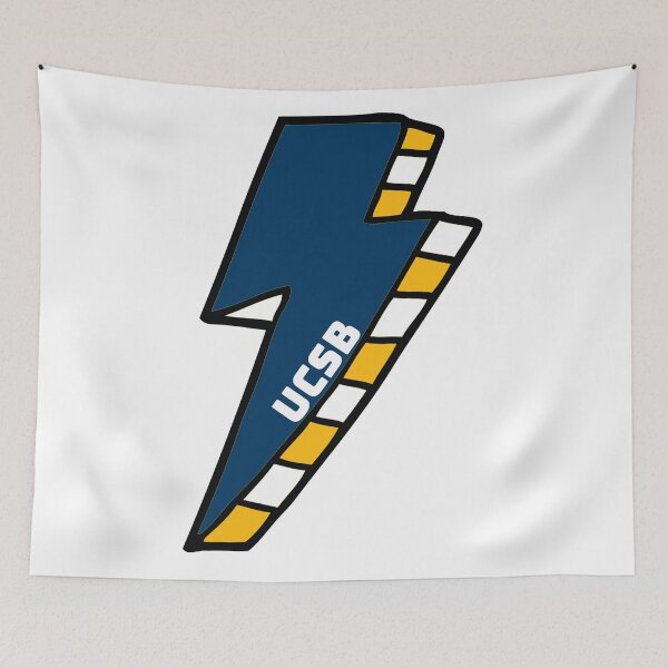 Item preview, University of California Santa Barbra Lightning Bolt designed and sold by kkosmicki.