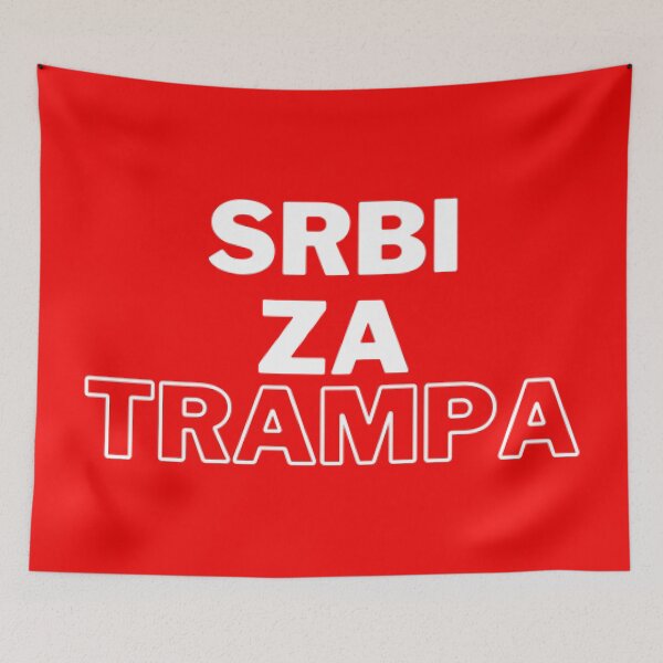 Item preview, Srbi za Trampa/Serbs for Trump designed and sold by SasatheGreat.