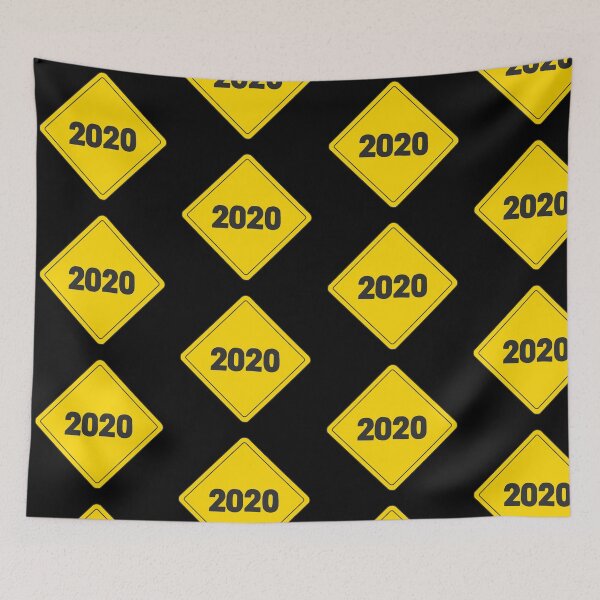 Item preview, 2020 warning sign yellow designed and sold by emcazalet.