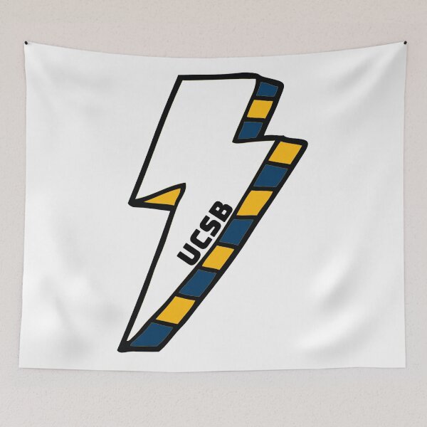 Item preview, University of California Santa Barbra Lightning Bolt designed and sold by kkosmicki.