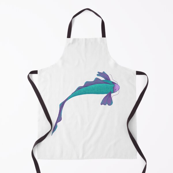 Item preview, Koi Fish violet and skyblue with details designed and sold by FatiPierri.