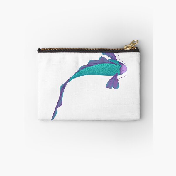 Item preview, Koi Fish violet and skyblue with details designed and sold by FatiPierri.