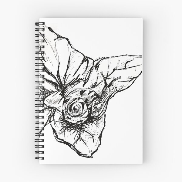Item preview, Snail on leaf designed and sold by Bumble-Bea.