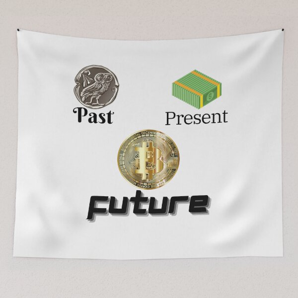 Item preview, Past, Present, Bitcoin is the Future designed and sold by WinningUniverse.