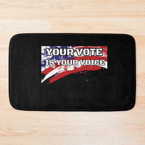 Item preview, Your vote is your voice America first, usa flag fingerprint t-shirt,  vote registration, register to vote designed and sold by Morinas.