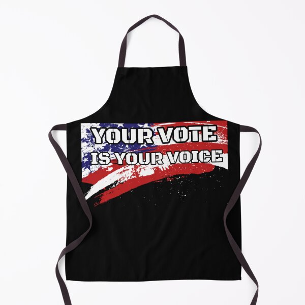 Item preview, Your vote is your voice America first, usa flag fingerprint t-shirt, vote registration, register to vote designed and sold by Morinas.